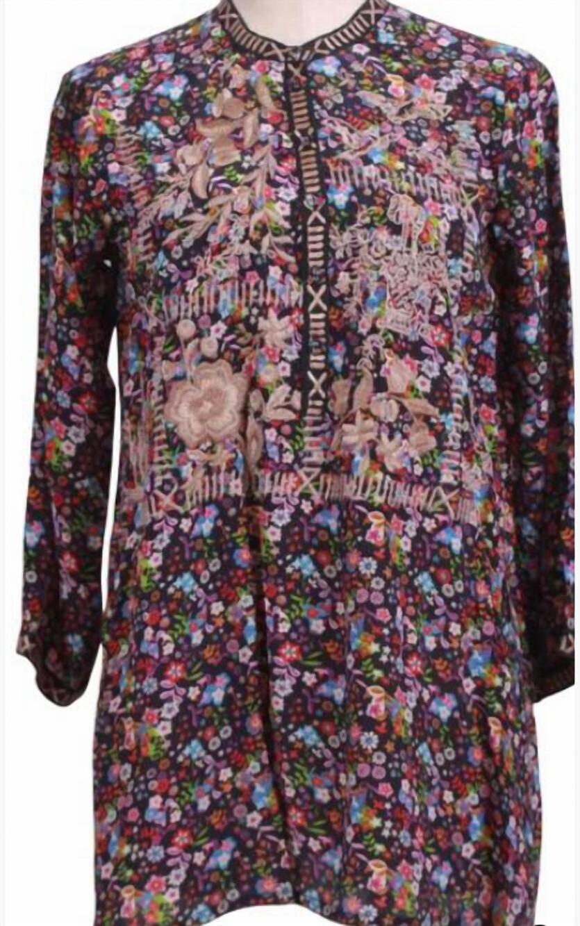 NEW JOHNNY WAS women's nite cordia tunic in multi